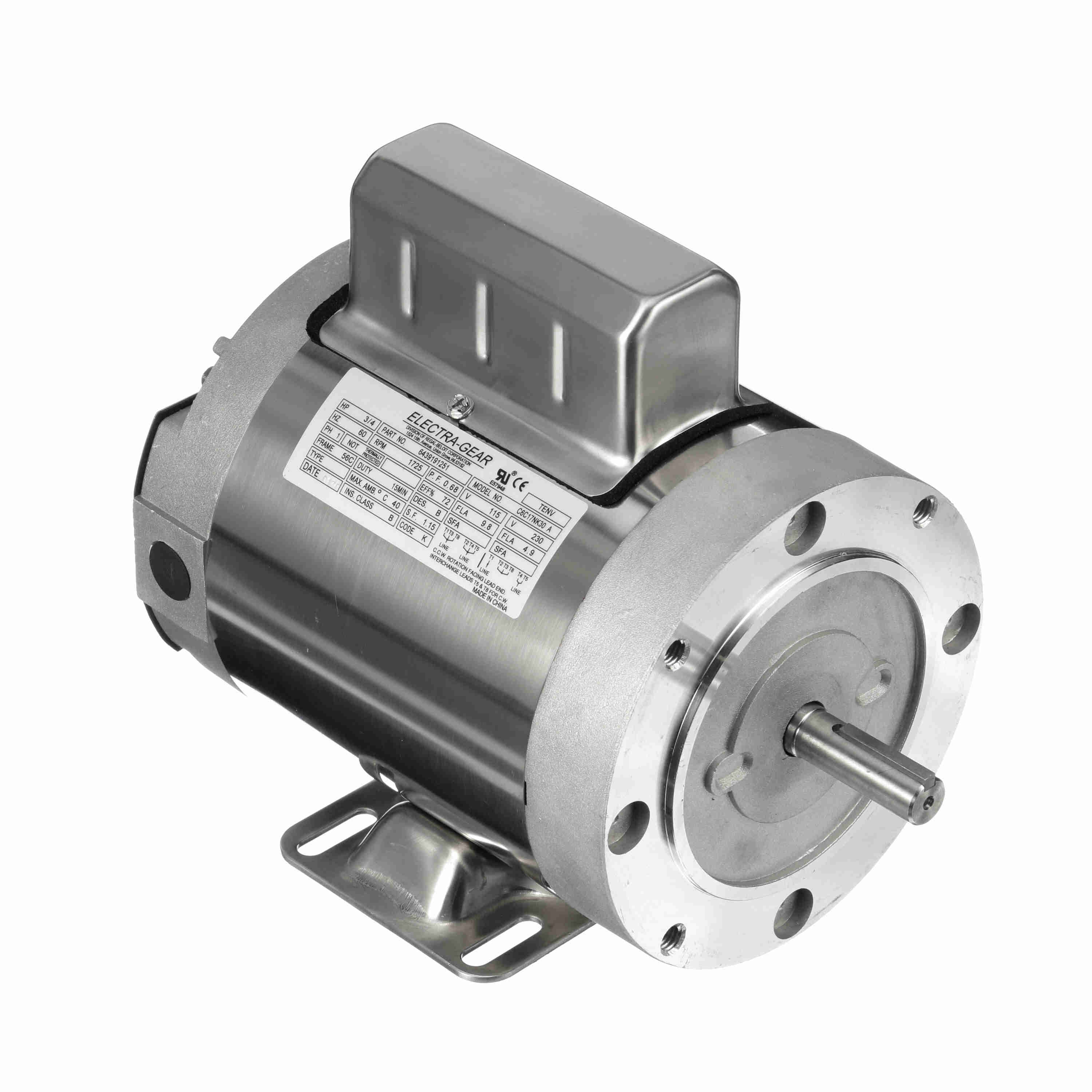 Leeson Boat Lift Motor